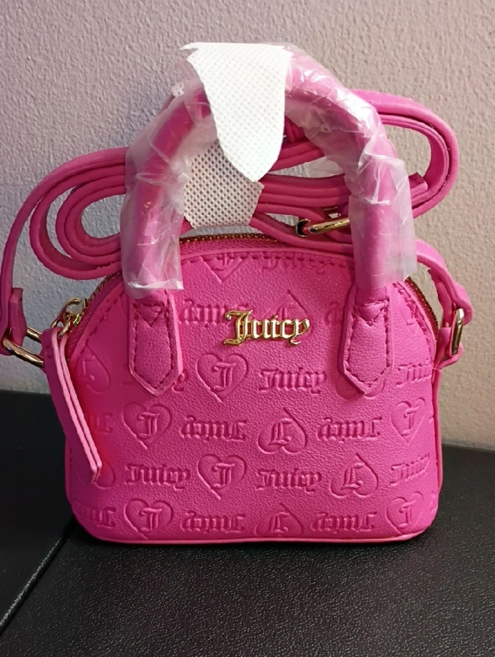 Juicy Couture Hot Pink Mini Dome Satchel